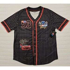 Men's Nascar Racing Team Baseball Jersey #53 SZ L